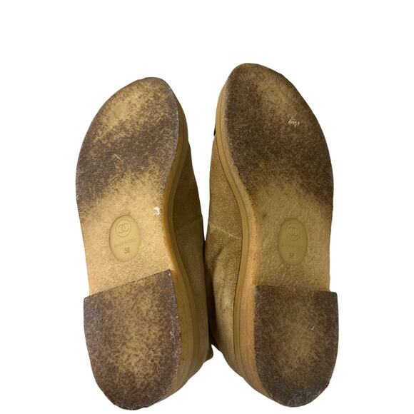 Chanel 2017 Interlocking CC Logo Two Tone Suede Lace-Up Ankle Boots Size IT 38 - Picture 13 of 16